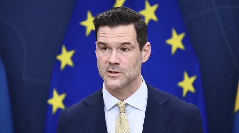 <strong>Migrationsminister Johan</strong> Forssell (M). <strong>Arkivbild Foto</strong>: <strong>Lars Schröder</strong>/TT